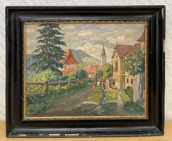 Vass Albert (1896-1969)  : Erdélyi falu