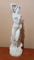 Donner ger rod porcelain nude, flawless, 40 cm, marked, signature