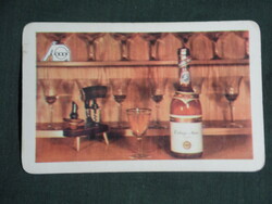 Kártyanaptár, Tokaji bor, Ágker Kft.,1970 ,  (1)