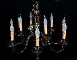 12-arm Italian chandelier by Possoni illuminazione
