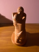 Rácz edit - terracotta statue of a loving couple