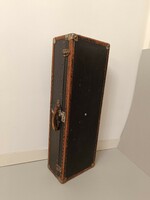 Antik bőrönd koffer jelmez film színház kellék különleges méretű megkímélt állapotú 401 8081