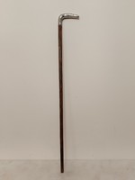 Antique silver-plated walking stick DB monogram theater costume accessory without marking 251 7921