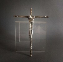 Prof. Erwin huber bronze crucifix 1982 Austria