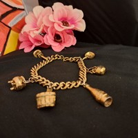 Israeli gold-plated bracelet, extra elaborate