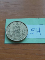Spain 100 pesetas 1984 i. King János Károly, aluminum-bronze sh
