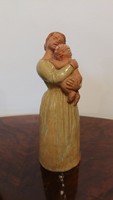 Garányiné standl Katalin ceramic mother with her child