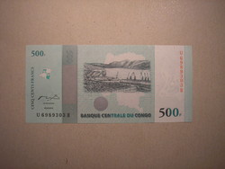 Kongói Demokratikus Köztársaság-500 Francs 2010 UNC