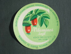 Cheese label, Hungarian dairies, Budapest, Pécs dairies, vitamin cheese, HUF 10.80