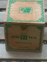 Retro teás reklám fa doboz, indiai ceylon tea doboz