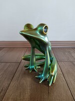 Old Zsolnay palatine judit modern eosin frog
