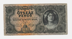 500 Pengő  bankjegy - 1945 - K 097