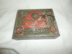 Old pre-war Sultan pipe tobacco box metal box