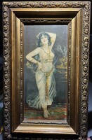 Dancing woman painting
