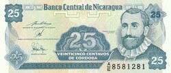 Nicaragua 25 centavos, 1991, UNC bankjegy