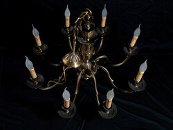 8-arm Italian chandelier by Possoni illuminazione