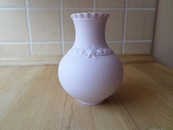 Hutschenreuther Bavaria biszkvit porcelán kis váza