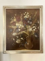 An offer? Julia Water: flower still life painting