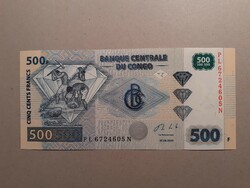 Kongói Demokratikus Köztársaság-500 Francs 2020 UNC