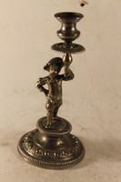 Antique metal sculptural candle holder 950
