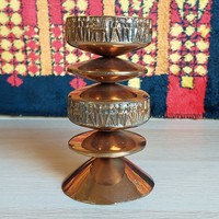 Gyula Szabó industrial goldsmith copper candle holder