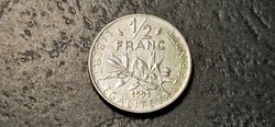 Franciaország ½ frank, 1991.