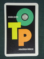 Card calendar, otp savings bank, graphic design, 1 HUF, 1967, (1)
