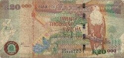 20000 kwacha 2003 Zambia