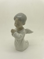 Lladro spanyol porcelán imádkozó angyal 13cm