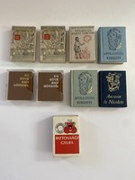8 db minikönyv miniatűr könyv 1967-1974