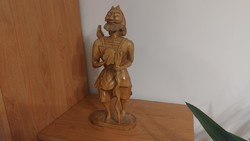 (K) Asian wood sculpture