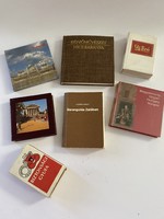6 minibooks miniature books Hungarian cities, etc. In good condition