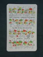 Card calendar, cooperative store, specialty stores, graphic, humorous, 1965, (1)