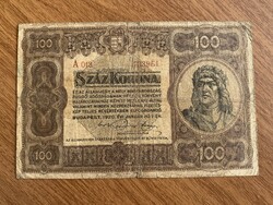 100 Korona 1920 jan.1