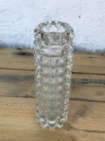 Retro grungy pressed glass vase