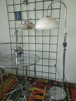 Bauhaus style table with chrome frame
