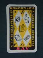 Card calendar, bav commission store, graphic artist, 1965, (1)