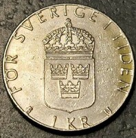 Sweden 1 kroner, 1981.
