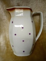 Large, dotted granite jug, 28 cm high