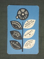 Card calendar, motion picture cinema, sons of the stone-hearted man, 1965, (1)
