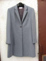 Silver gray blazer, short women's jacket precis petite 14