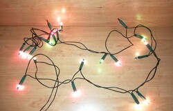Blinking Christmas tree light bulb line