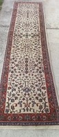 Hand-knotted indo sarough running rug is negotiable