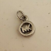 Mk small steel pendant