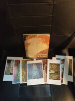 Gustav Klimt-Művészeti könyv.-Bécsi szecesszió.+képeslapok.
