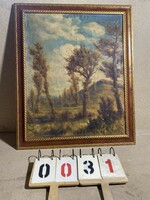Medgyesi olaj, vászon festménye 1928-ból, 60 x 74 cm-es. 0031