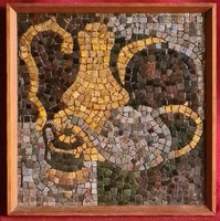 40 Artifacts for 40 days! Festive offer: György Hegyi (1922 - 2001): still life mosaic