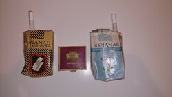 Retro sopianae cigarette pack with matches