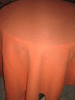 Beautiful orange baroque pattern huge bedspread