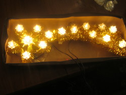 Retro Christmas star string light bulb string